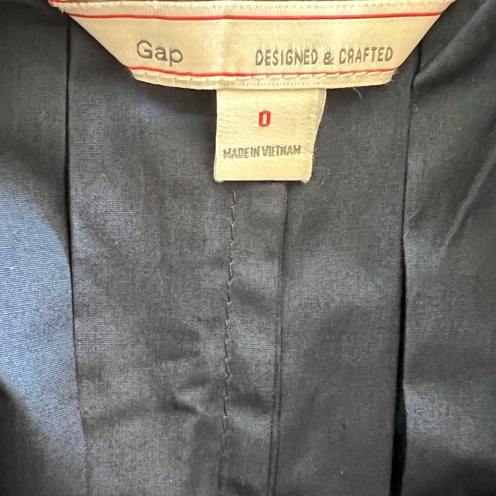 NWOT GAP Indigo Belted Shirt Dress - Picture 4 of 9